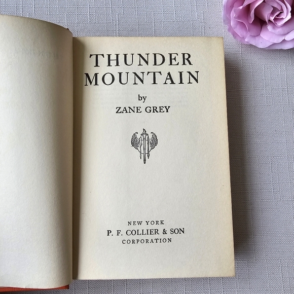 1935 Knights Of The Range & Thunder Mountain by Zane Grey, Vintage HC - Picture 12 of 13
